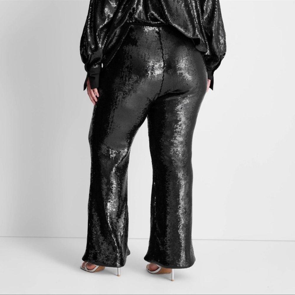 Future Collective with Kahlana Barfield Brown sequence pants - Picture 2 of 7